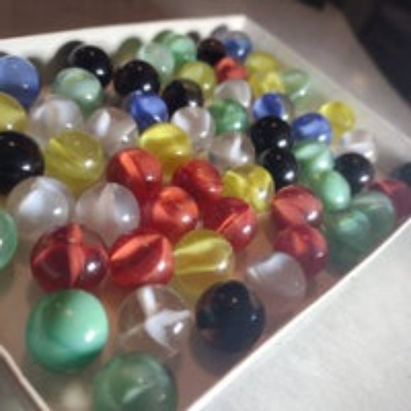 Vintage marbles lot of 60 - Picture 4 of 4